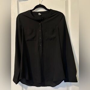 Black Button Up Blouse